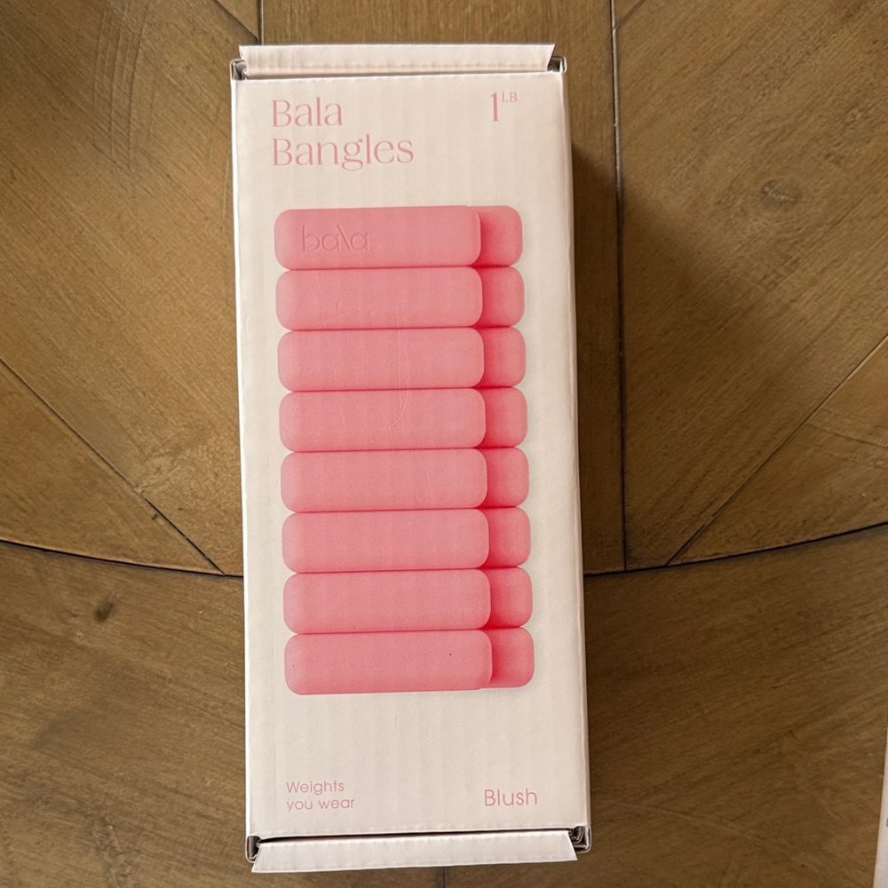 Bala Blush Wearable Weights Set by Bala